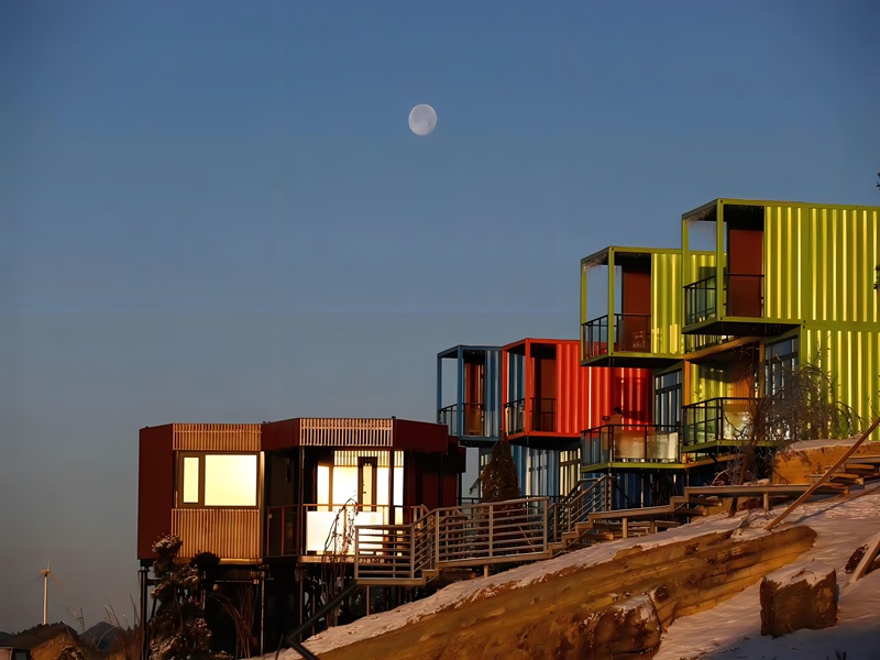 Casa modular creativa en contenedores de 20 pies - chayohouse